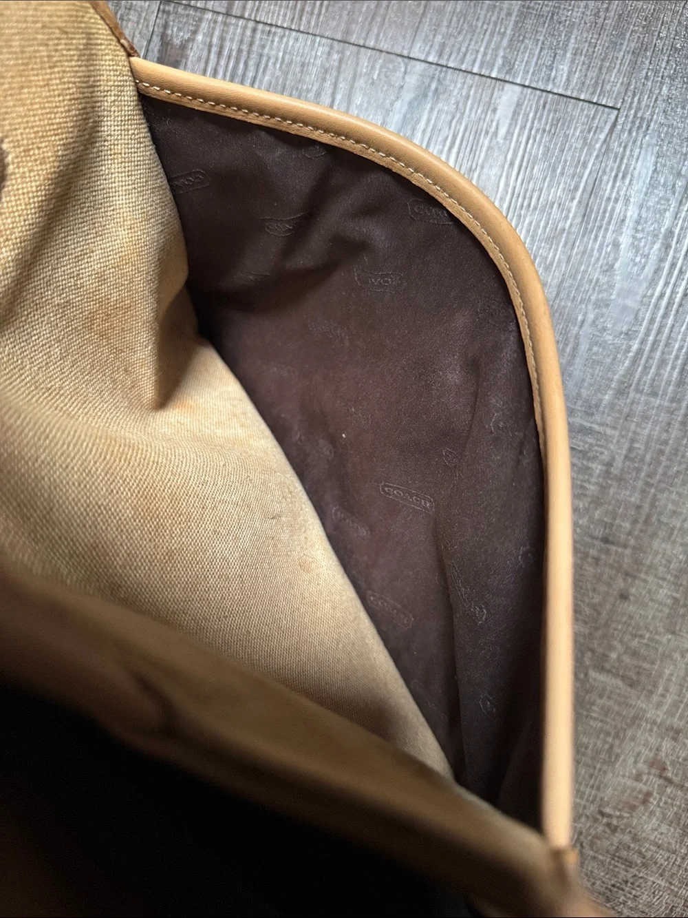 vintage Coach Bleecker satchel